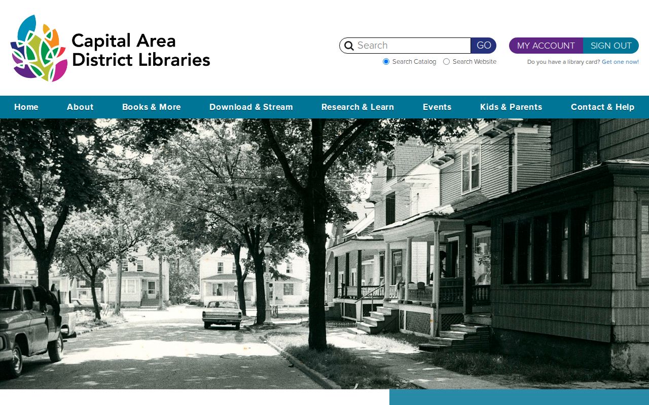 East Lansing previous residents CADL house-history research